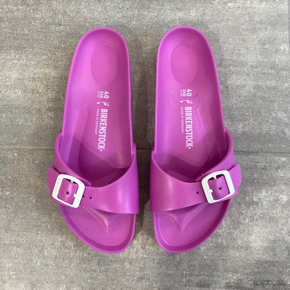 lilac rubber birkenstocks